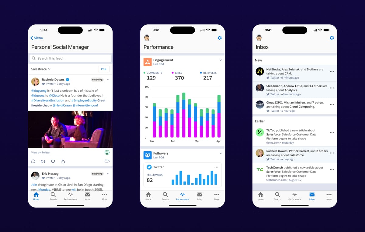 Social Manager App